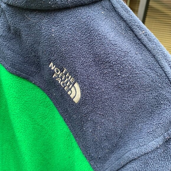 The North Face Fleece Zip Up Jacket Varsity Green - Picture 7 of 9